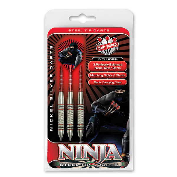 Ninja 22gr Steel Tip Darts Packaged